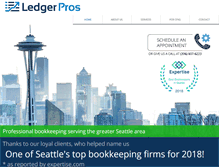 Tablet Screenshot of ledger-pros.com